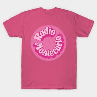 Radio Montecarlo pink print T-Shirt